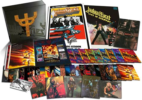 judas priest 50 heavy metal years box set|judas priest invincible shield cd.